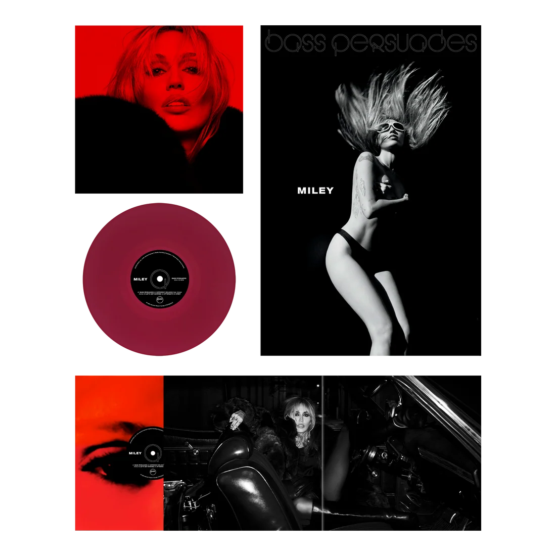 Miley - Bass Persuades (Ruby) LP Vinyl