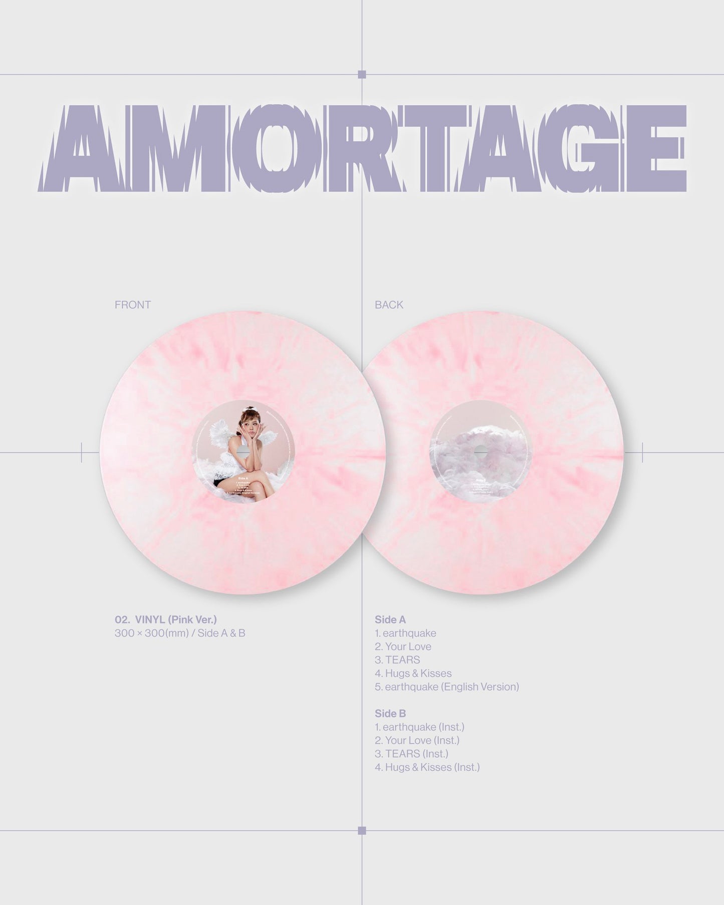 Jisoo - AMORTAGE (Pink) LP