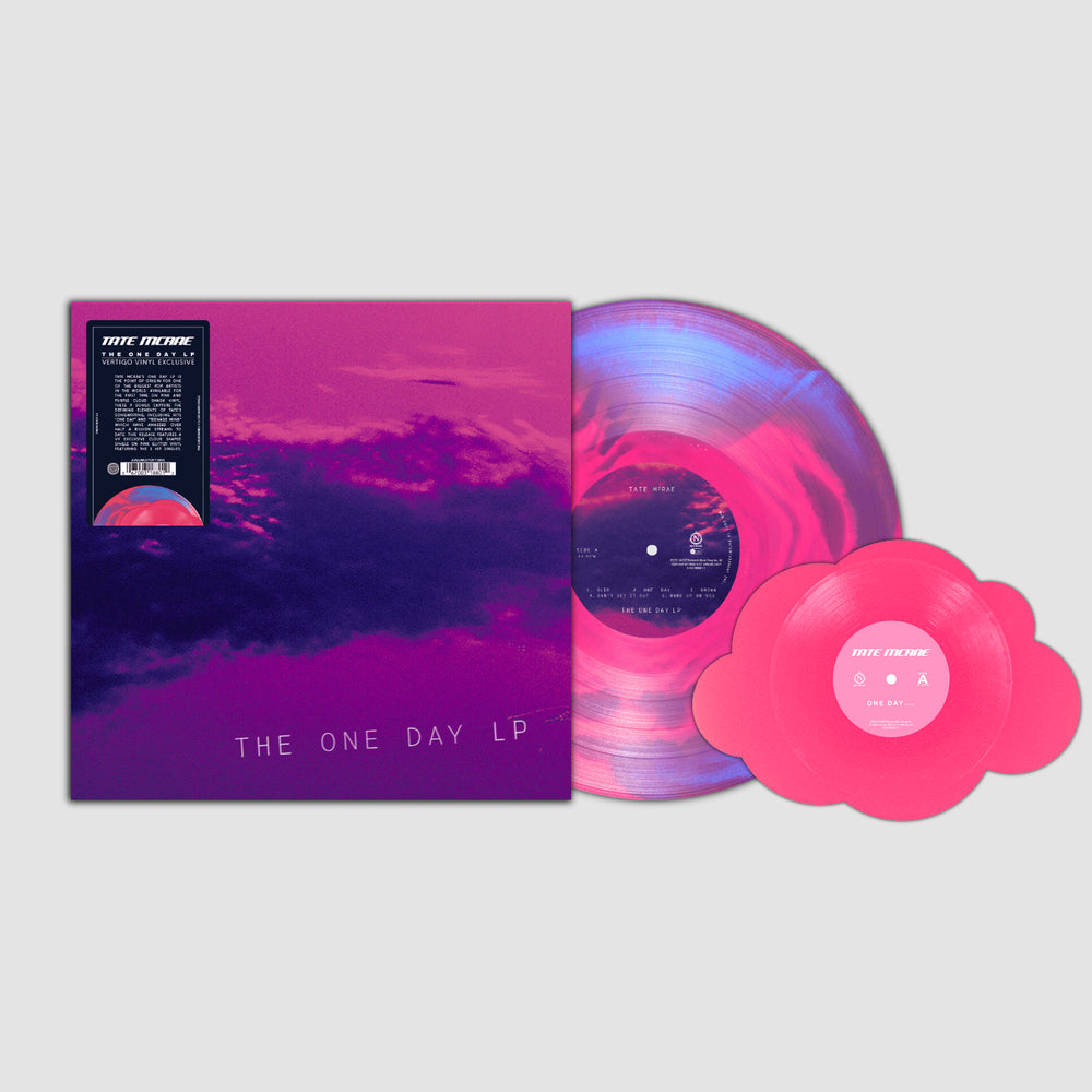 Tate McRae – The One Day Blue & Pink Swirl LP + Cloud-Shaped Tate McRae – The One Day Blue & Pink Swirl LP + Cloud-Shaped