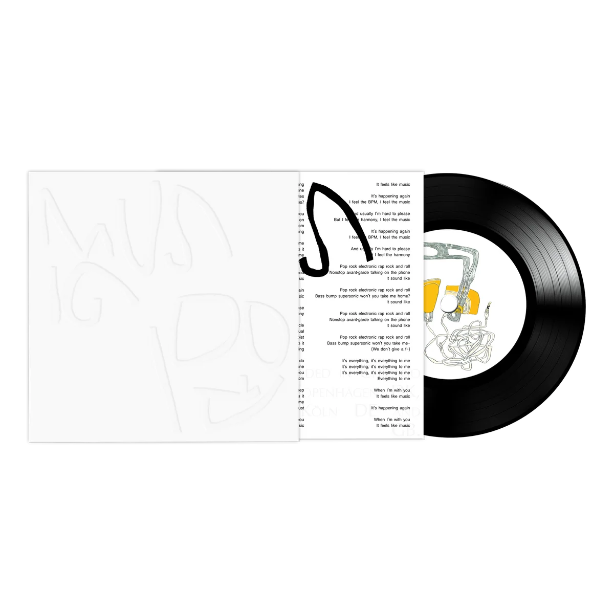 underscores - ‘Music’ b/w ‘Do It’ 7” LP Vinyl Record