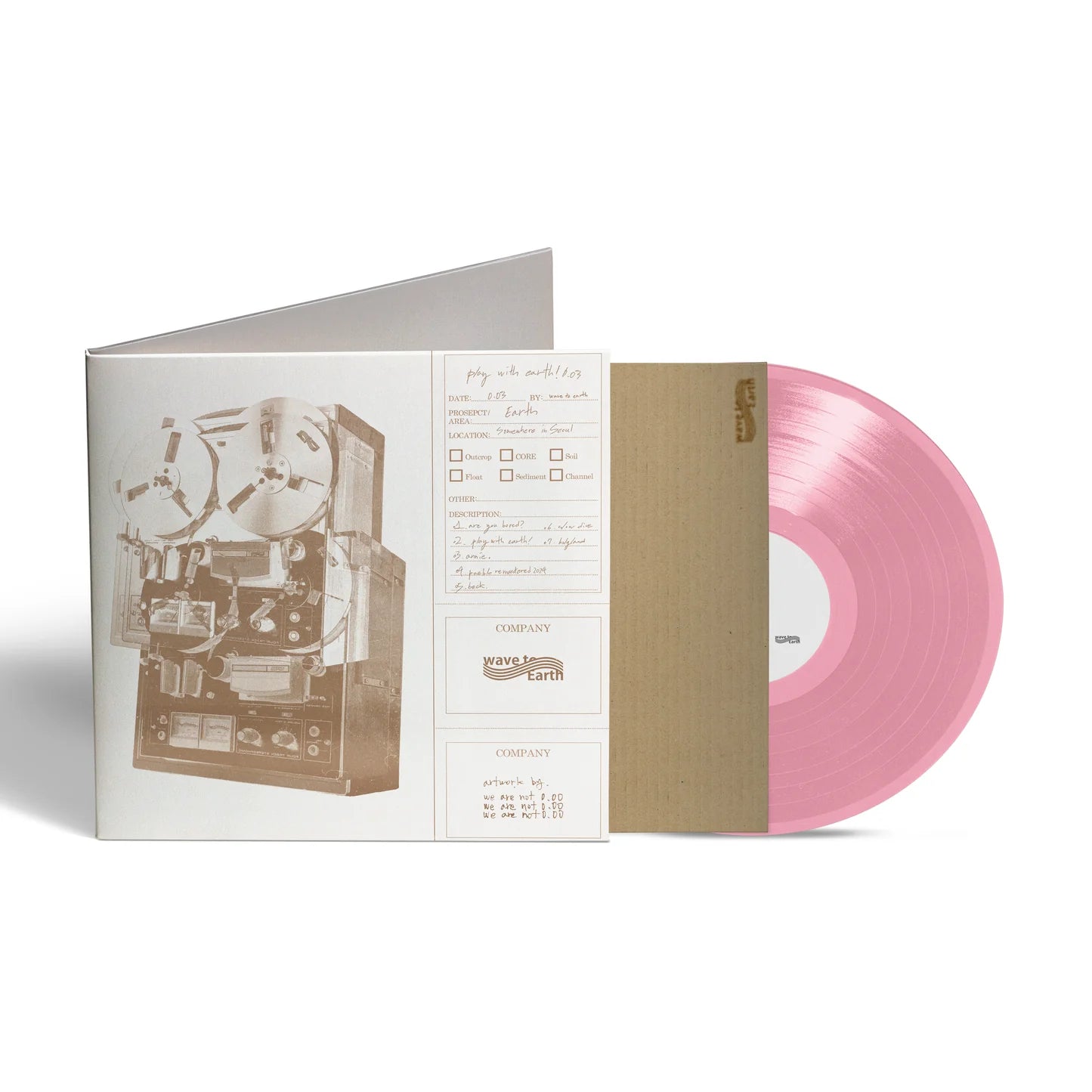 Wave To Earth - Play With Earth! 0.03 (Pink) LP Vinyl Record