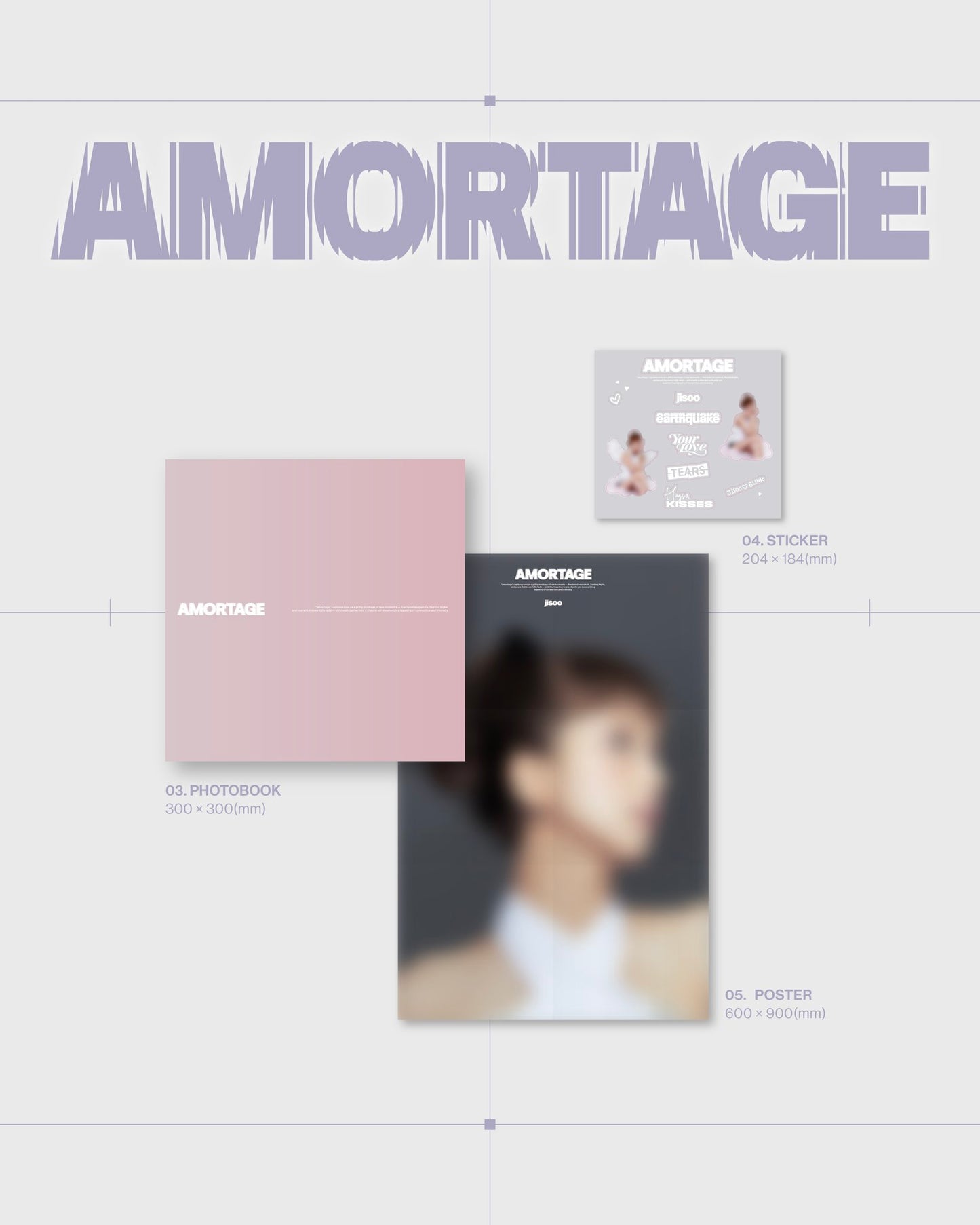 Jisoo - AMORTAGE (Pink) LP