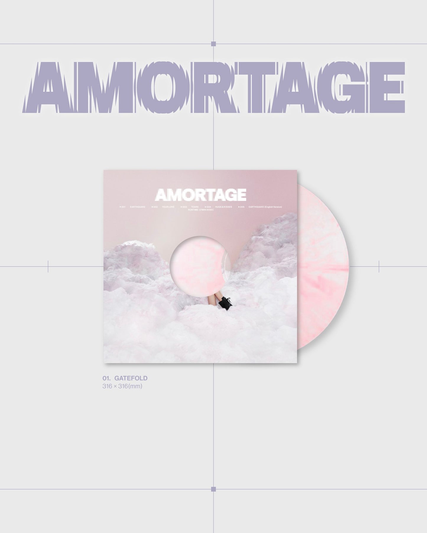 Jisoo - AMORTAGE (Pink) LP