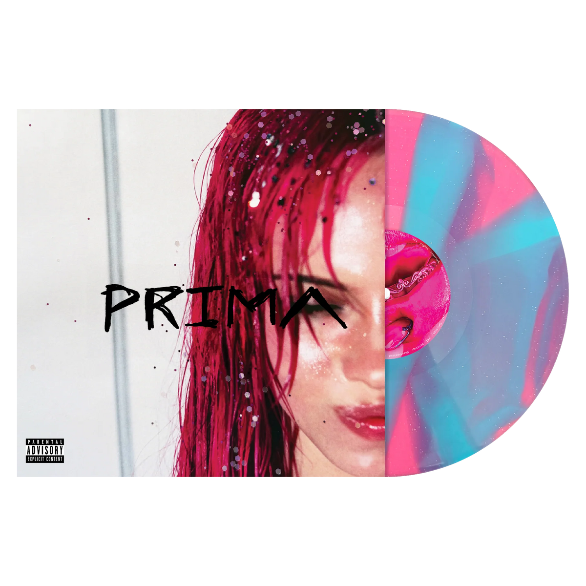 Adéla - PRIMA (Pink & Blue Glitter) LP Vinyl