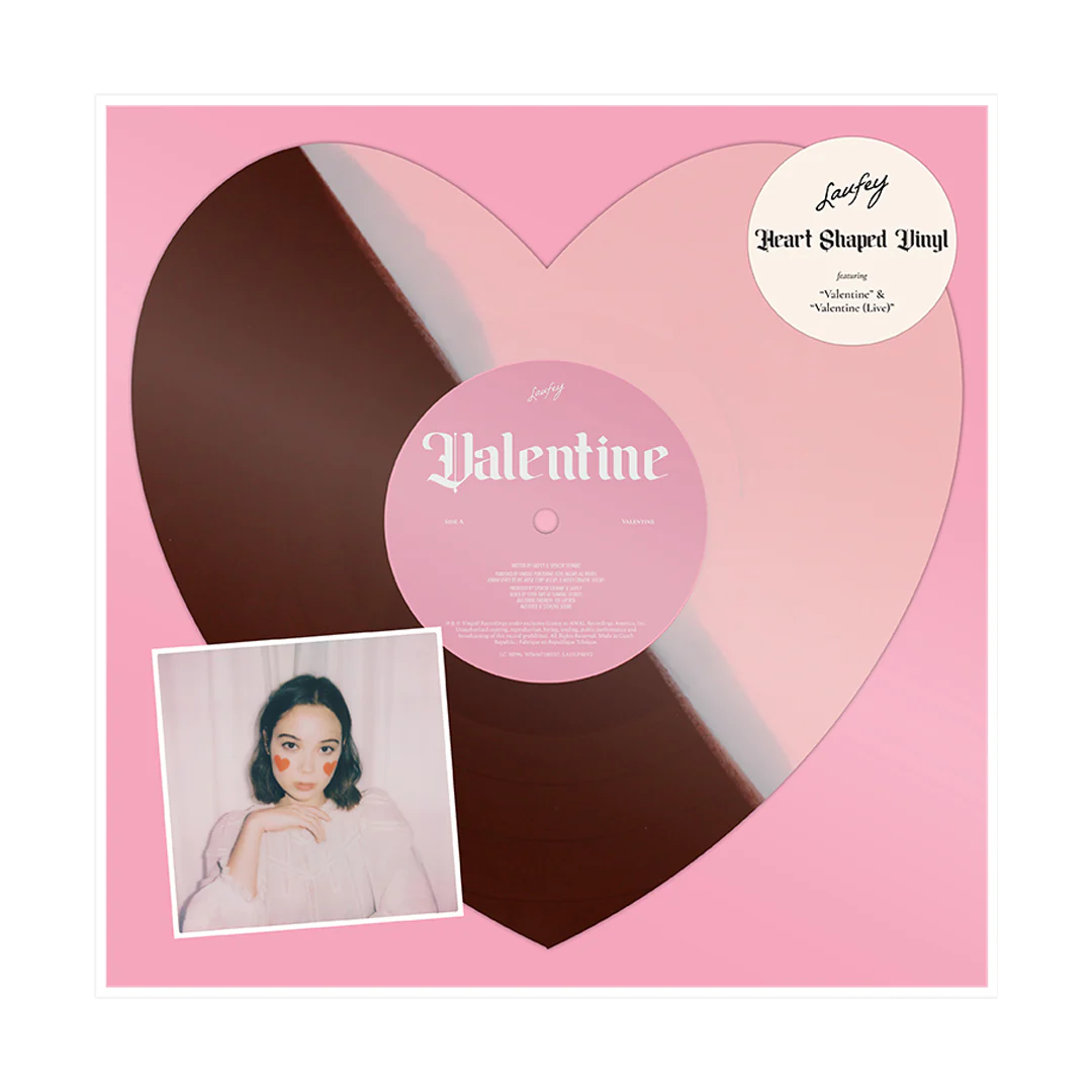 Laufey - Valentine (Chocolate Strawberry Heart Shaped) LP
