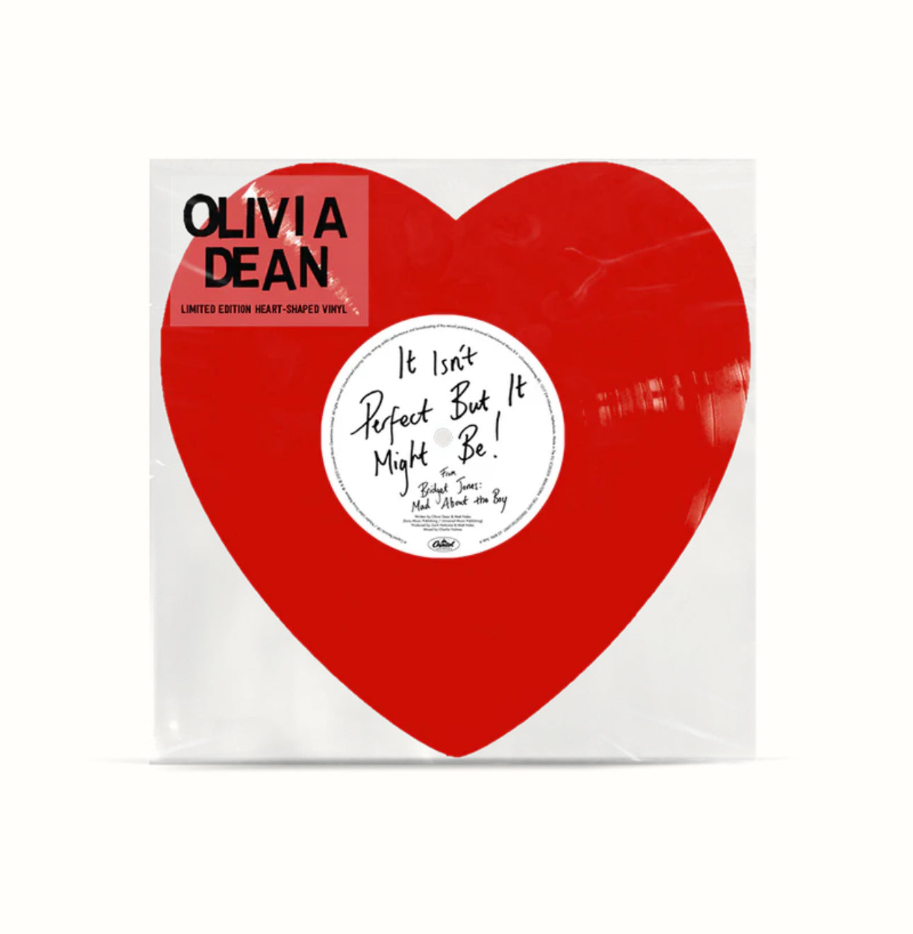 Olivia Dean オリヴィア・ディーン ハート型Isn’t Perfect Olivia Dean - It Isn't Perfect But It Might Be 10
