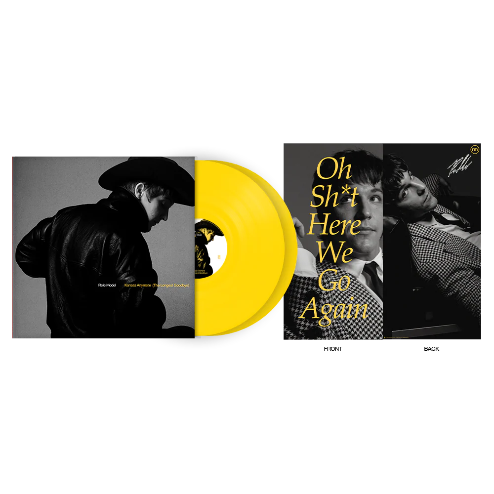 Role Model - Kansas Anymore (The Longest Goodbye) (Yellow 2LP) with Signed Poster