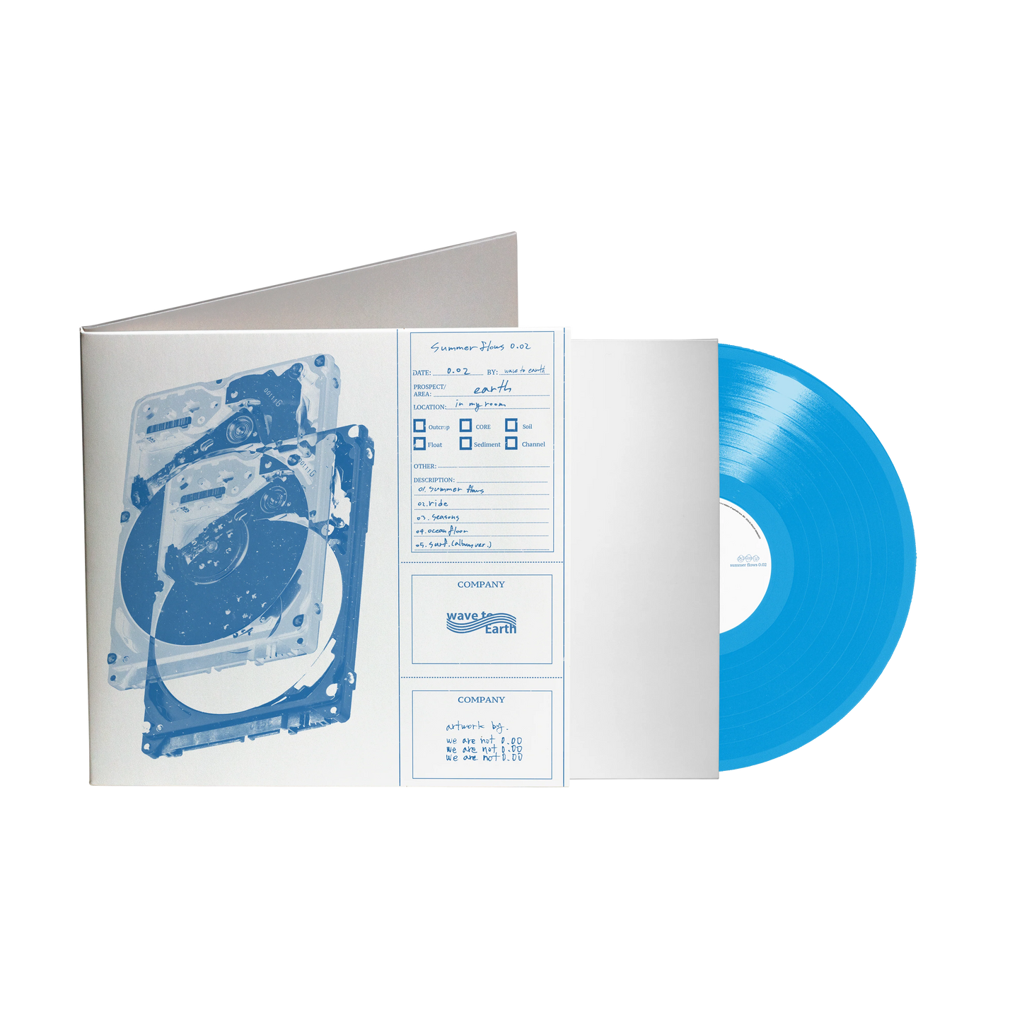 Wave To Earth - summer flows 0.02 (Blue) LP