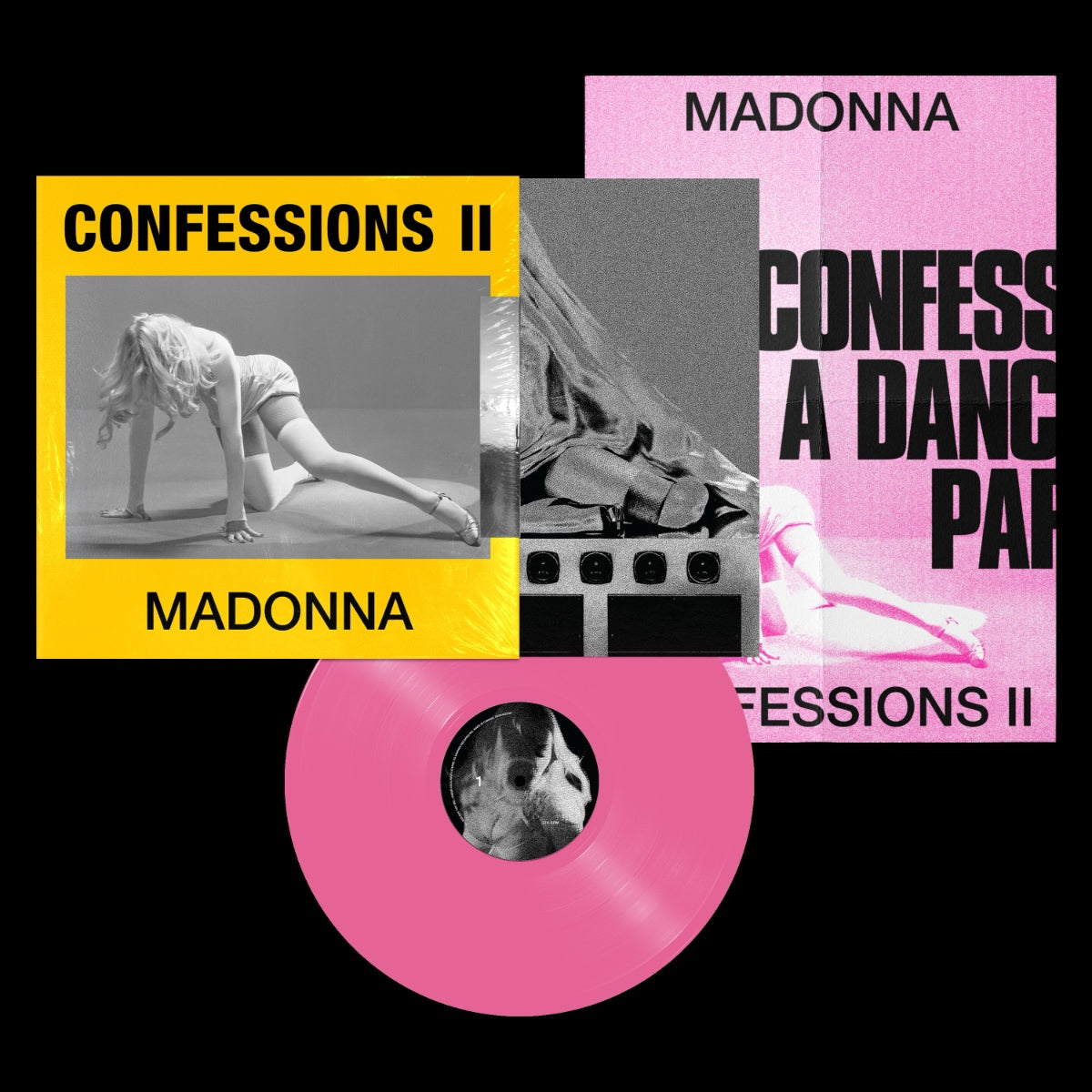 Madonna - CONFESSIONS II (Neon Pink) LP