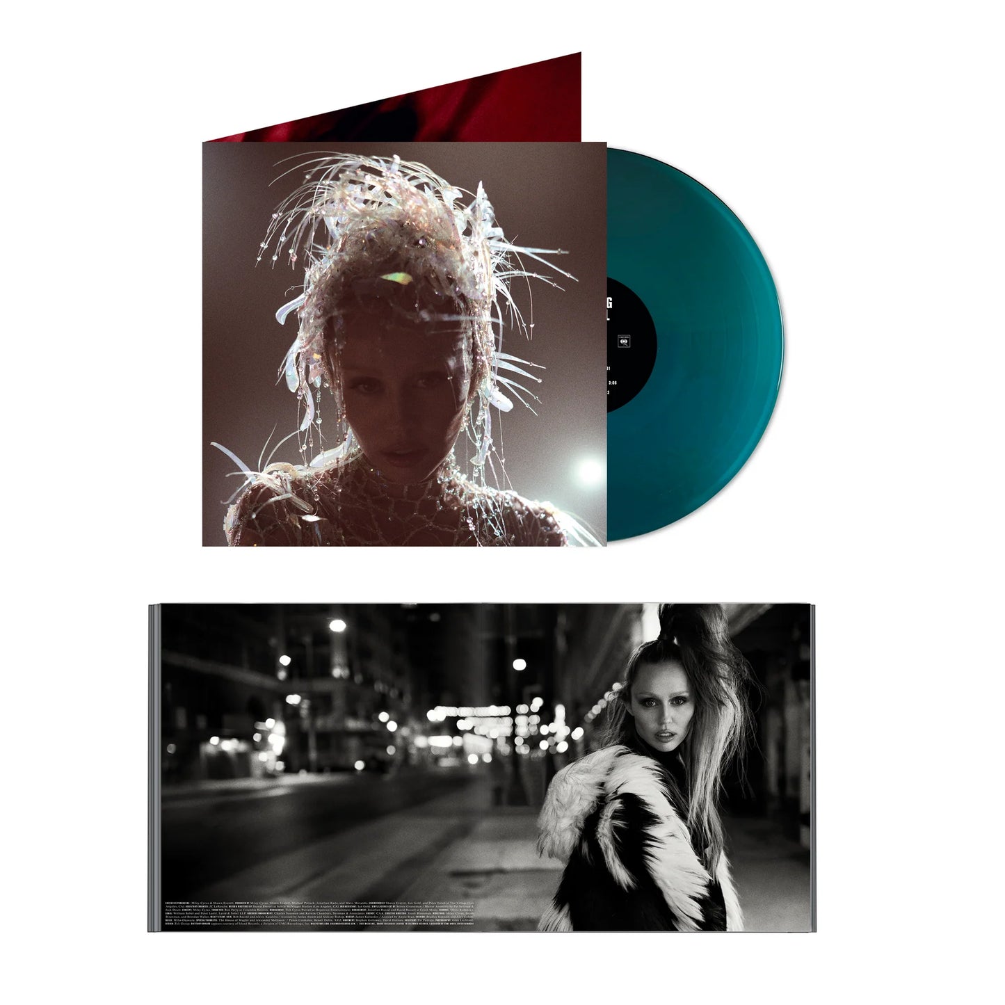 Miley Cyrus - Something Beautiful (Exclusive Sea Blue) LP Vinyl Record