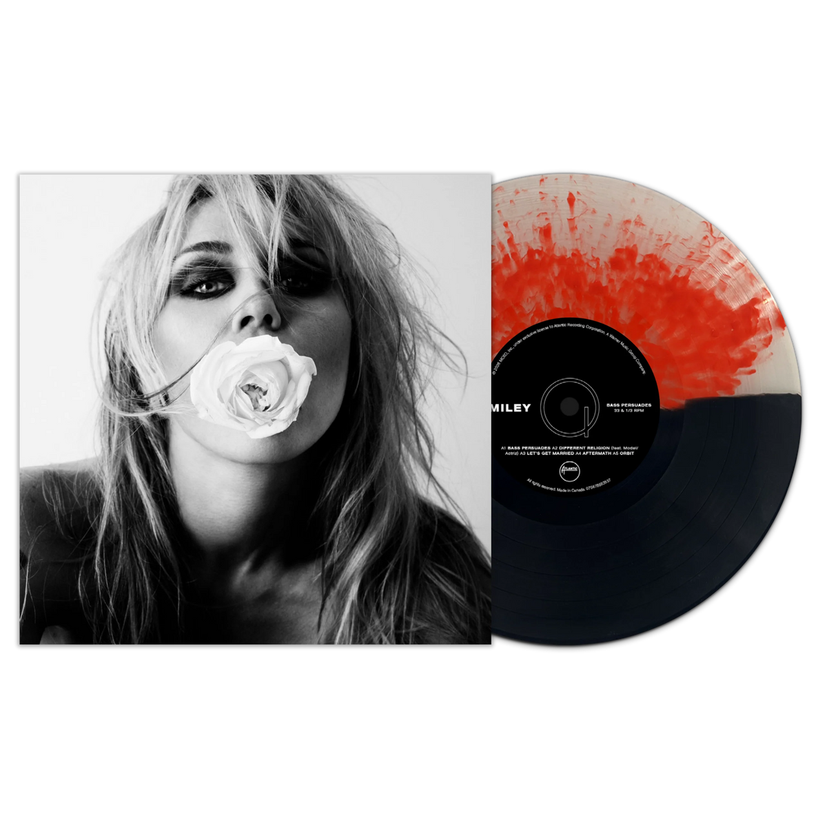 Miley - Bass Persuades (Half Black Half Orange Splatter) LP Vinyl