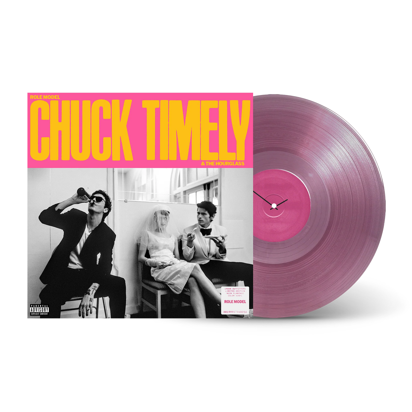 Role Model - Chuck Timely & the Hourglass (Translucent Flamingo Pink) LP Vinyl