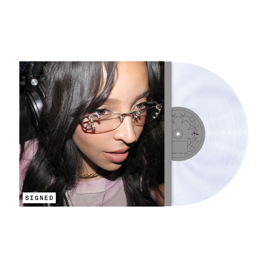 [SIGNED] Tinashe - Popstar (Clear) LP Vinyl with Signed Insert