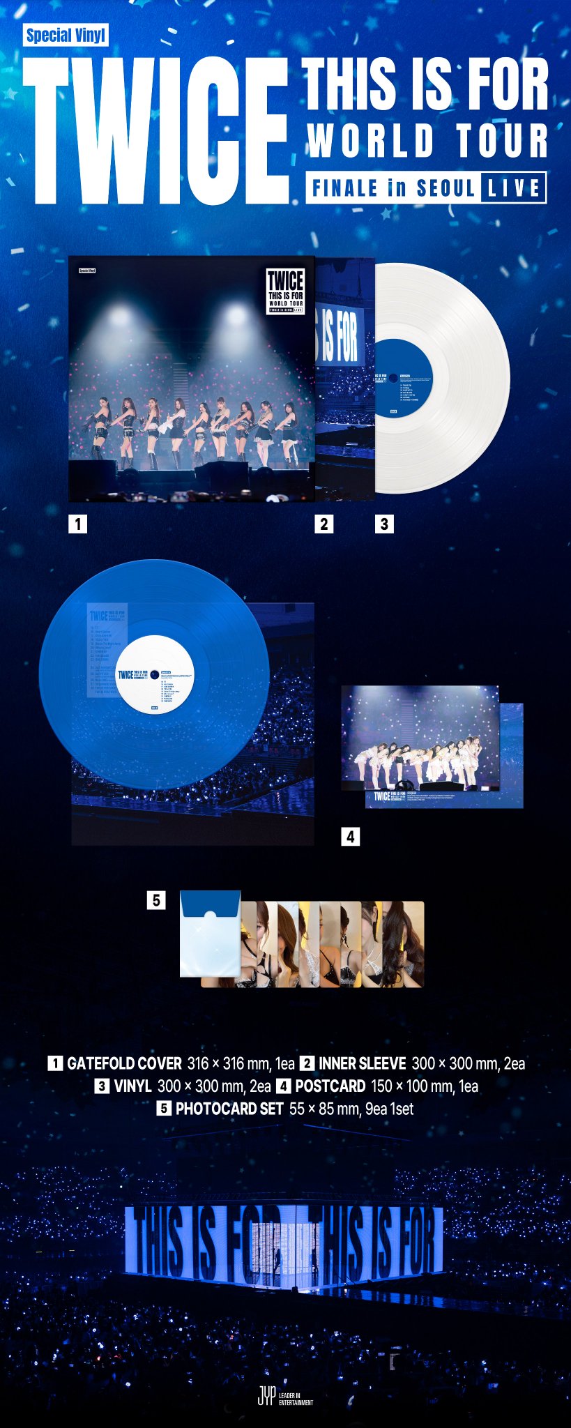 트와이스(TWICE) - THIS IS FOR WORLD TOUR FINALE in SEOUL - LIVE [Special LP Ver.] 2LP