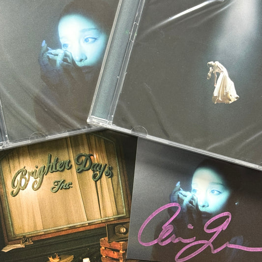 Ariana Grande - eternal sunshine deluxe: brighter days ahead (alternate cover) CD with Pink Full Signature Insert