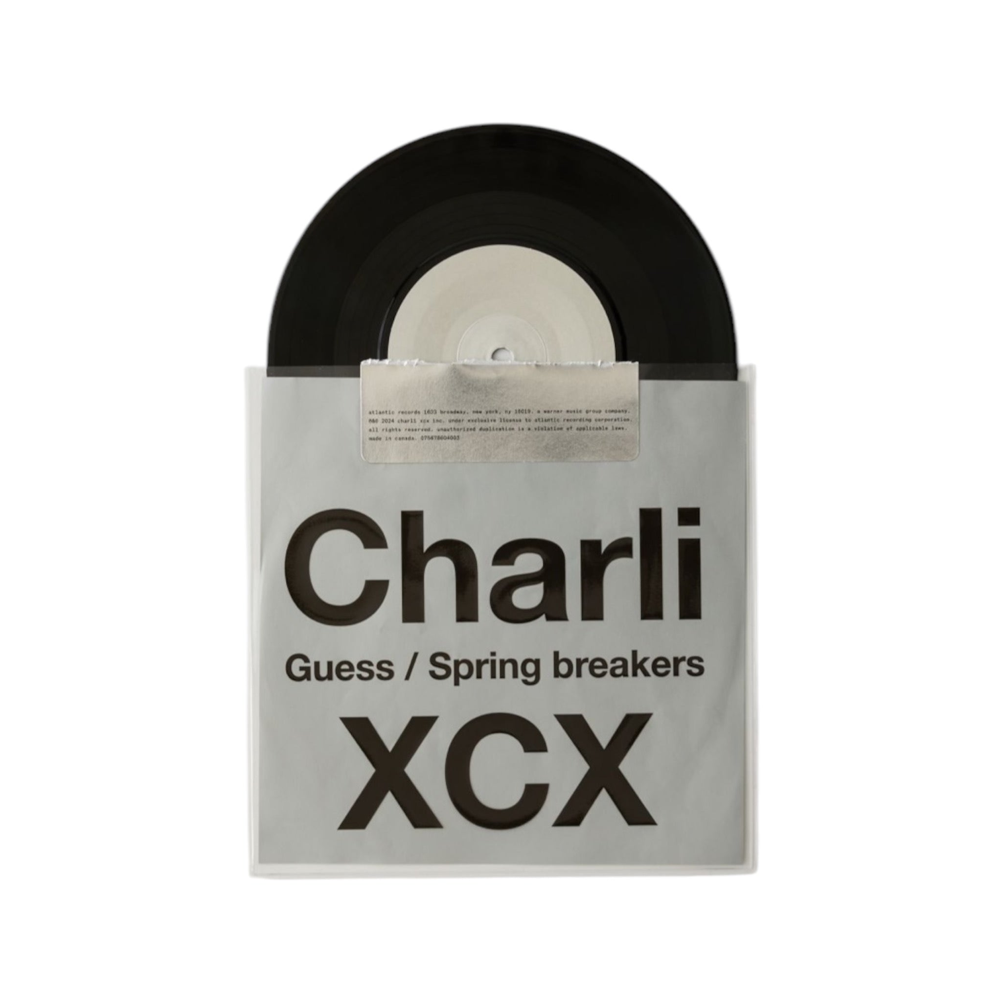 Charli xcx - Spring Breakers / Guess 7” LP Vinyl Record – Tiger Vault ...