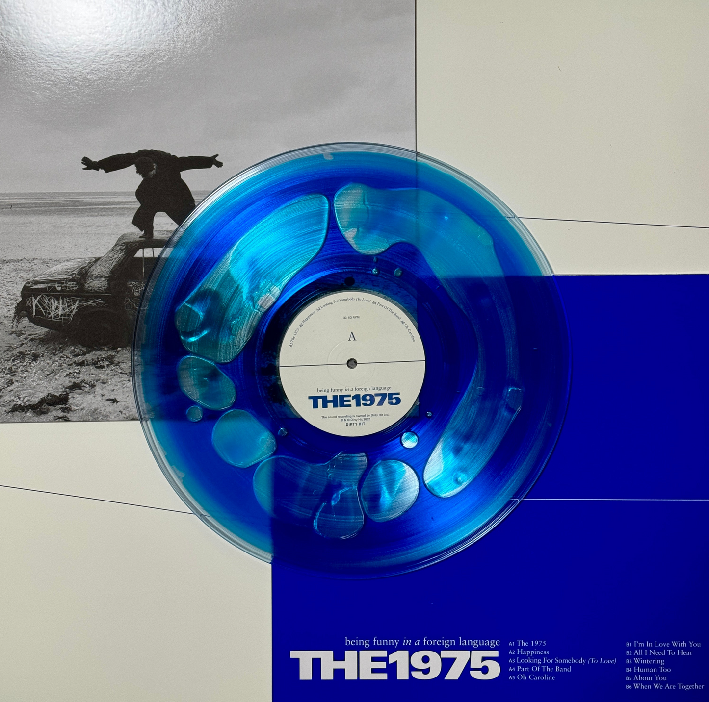 The 1975 - Being Funny In A Foreign Language (Blue Liquid Filled) LP Vinyl Record