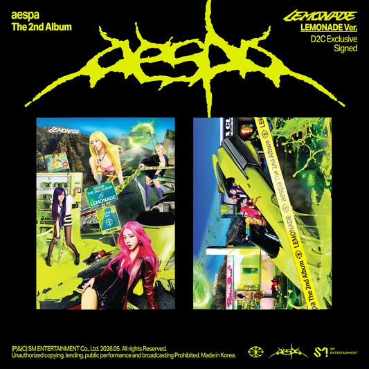 aespa - Lemonade (LEMONADE Version) CD with Signed Postcard