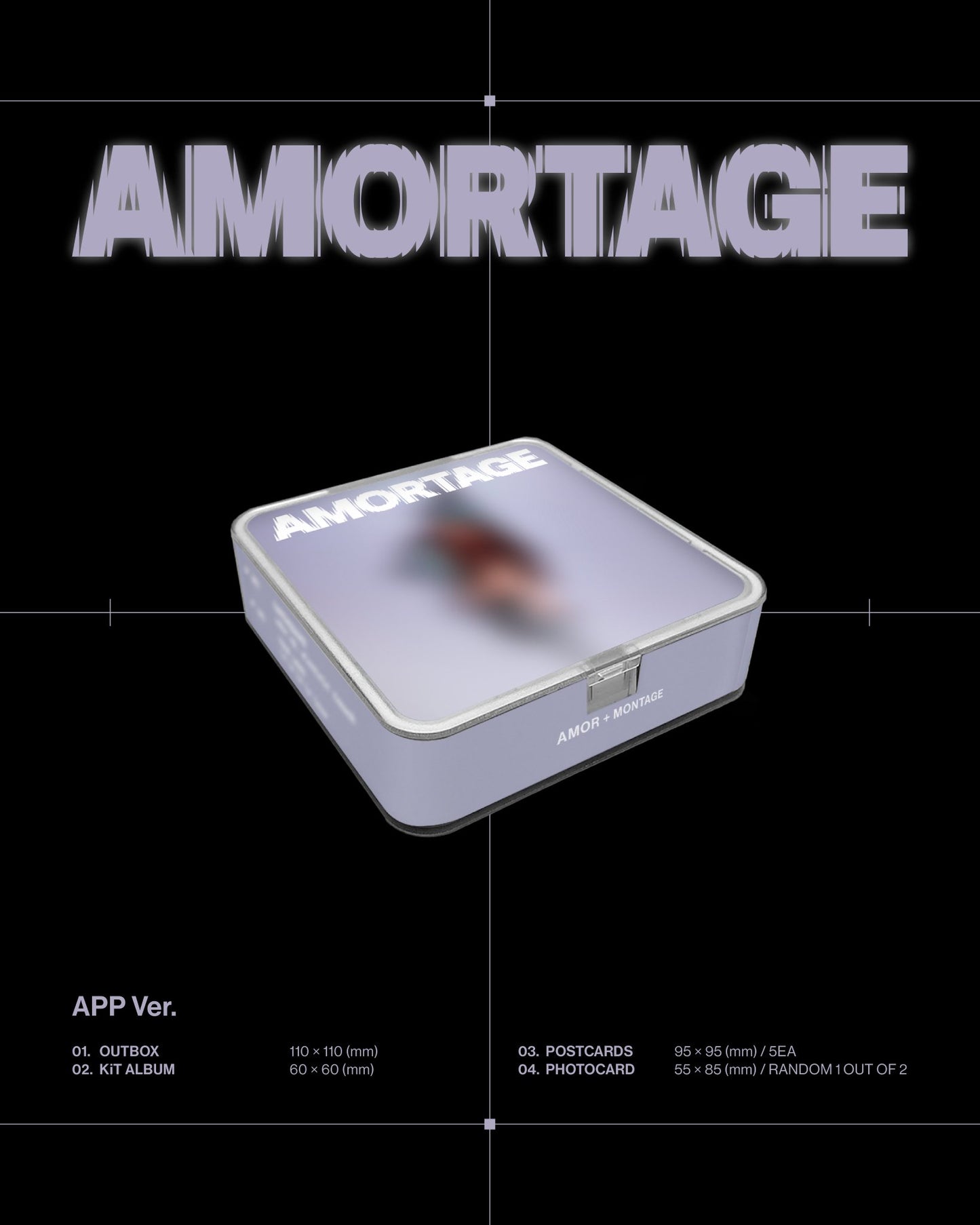 Jisoo - AMORTAGE (APP Version) KiT Album