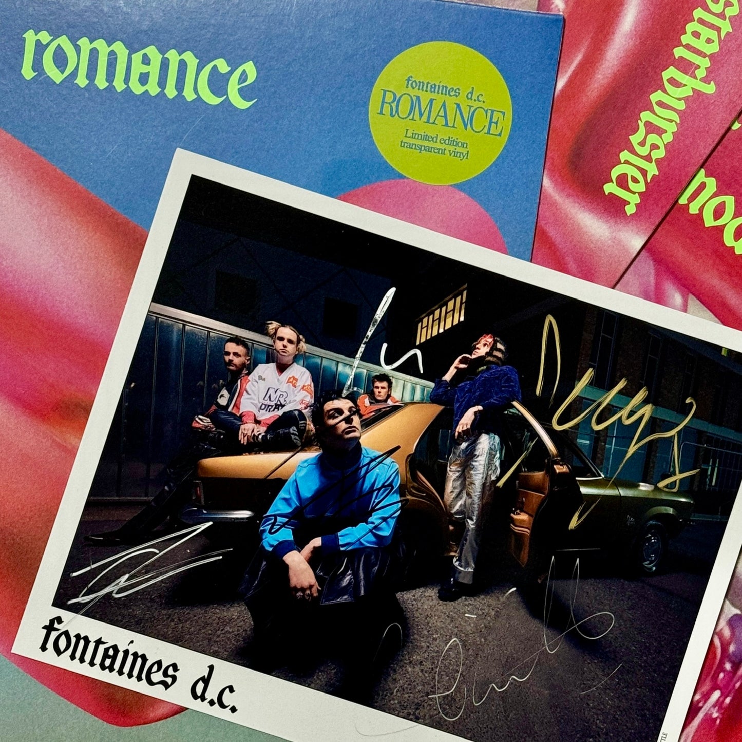 Fontaines D.C.
 - Romance: Limited Clear LP Vinyl Record + Signed Print