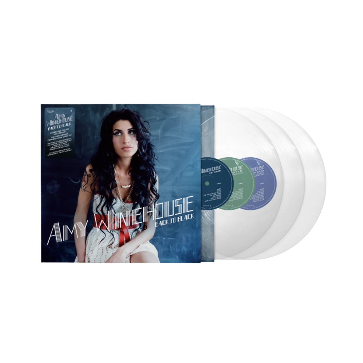 Amy Winehouse - Back to Black (20th Anniversary) Clear 3LP Vinyl