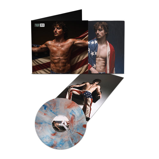 Benson Boone - American Heart (Red, White. & Blue Marble on Translucent Clear Vinyl) LP
