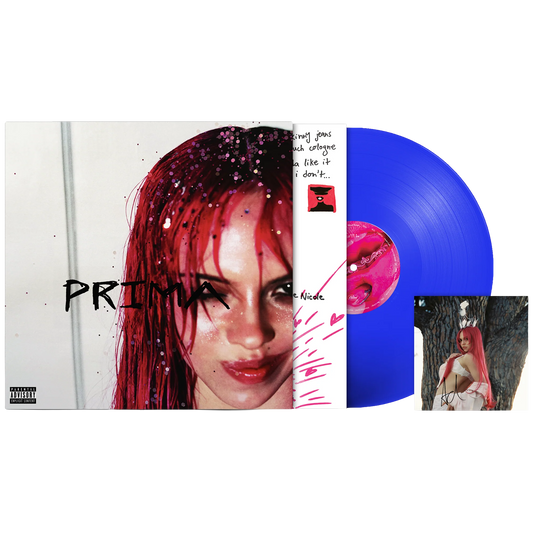 [SIGNED] Adela - PRIMA (Electric Blue) LP with Signed Art Card