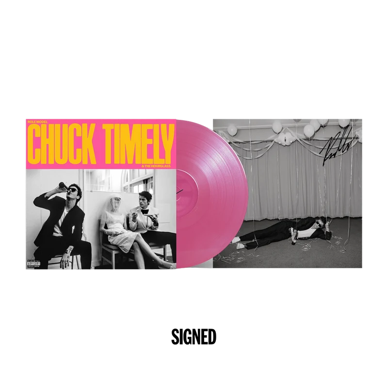 [SIGNED] Role Model - Chuck Timely & the Hourglass (Opaque Watermelon Pink) LP Vinyl with Signed Insert