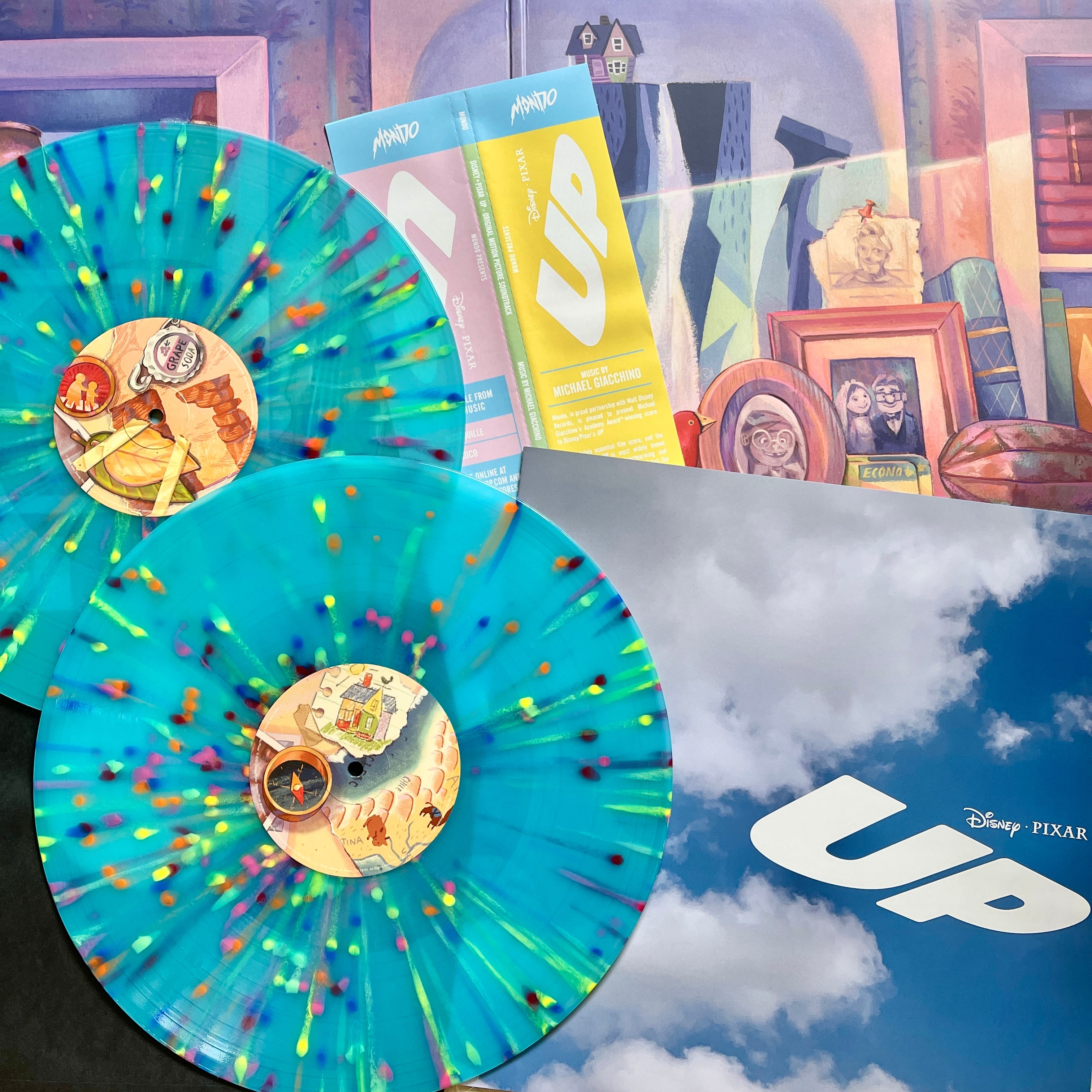 Disney Pixar UP - Original Motion Picture high quality Soundtrack 2XLP Vinyl Mondo