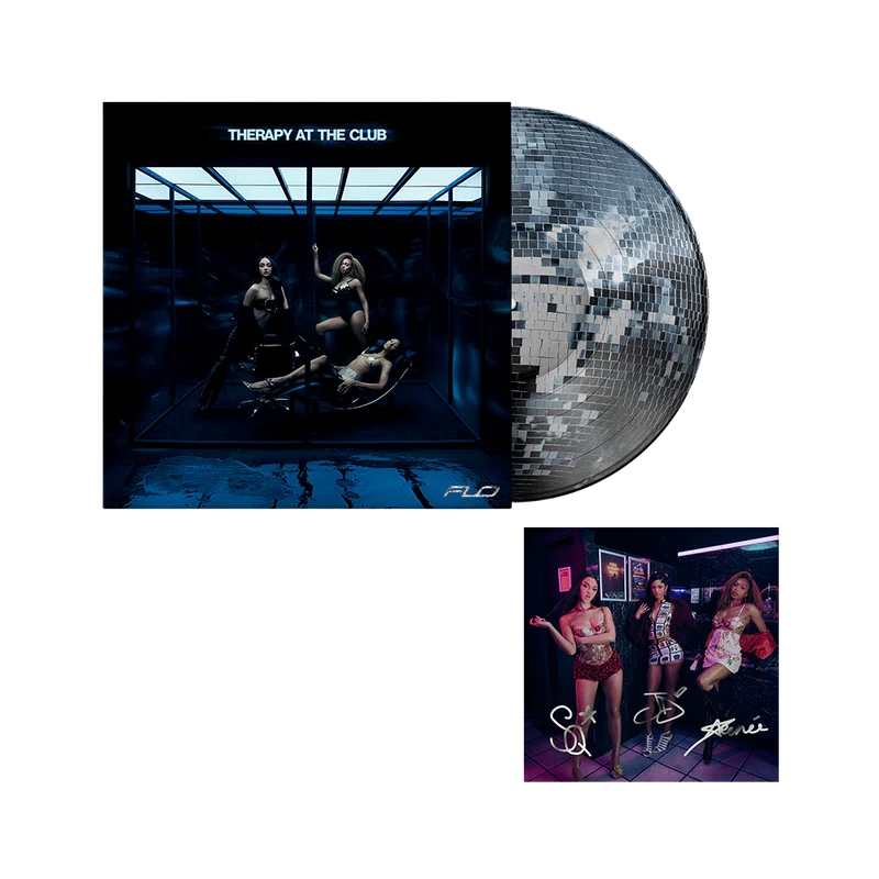 [SIGNED] FLO - Therapy At The Club (Disco Ball Picture Disc) LP with Signed Art Card