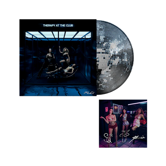 [SIGNED] FLO - Therapy At The Club (Disco Ball Picture Disc) LP with Signed Art Card