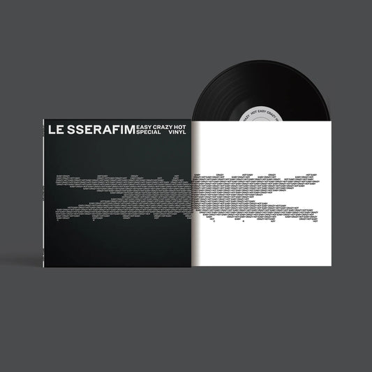 LE SSERAFIM - EASY CRAZY HOT (Carbon Black) LP