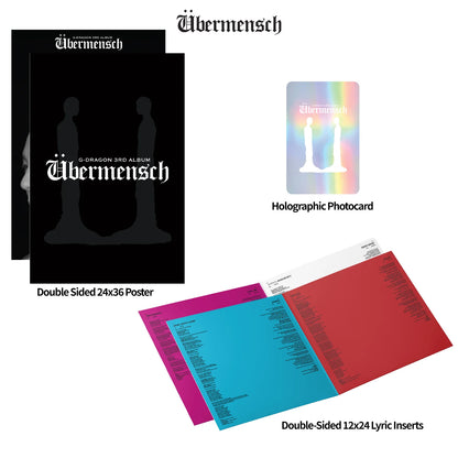 G-Dragon - Übermensch (DIE-CUT MIRRORBOARD) LP Vinyl Record