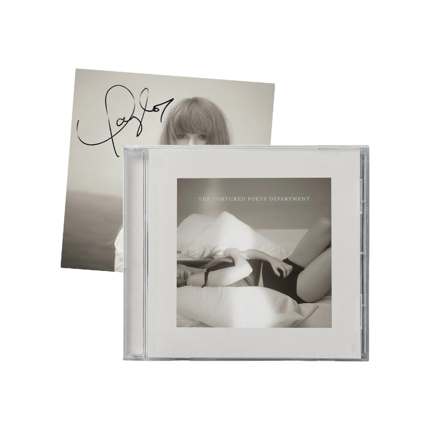 [SIGNED] Taylor Swift - The Tortured Poets Department CD with Signed Insert