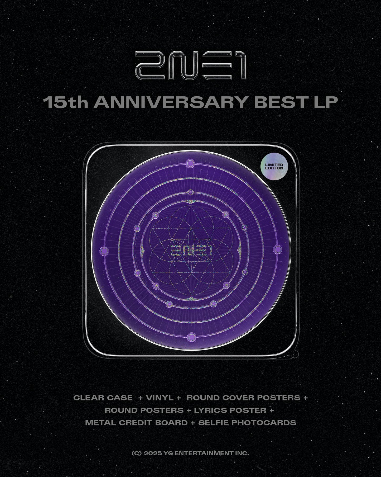 2NE1 - 15th Anniversary Best LP Vinyl Record