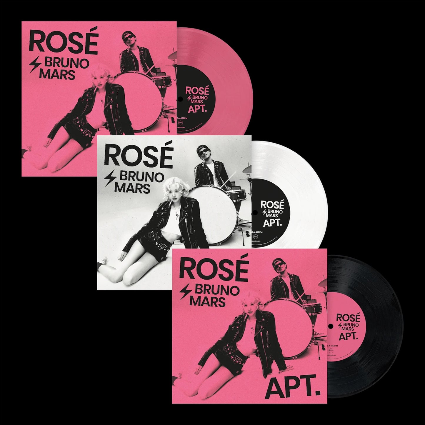 [BUNDLE] Rosé & Bruno Mars - "APT." 7” LP Vinyl Record