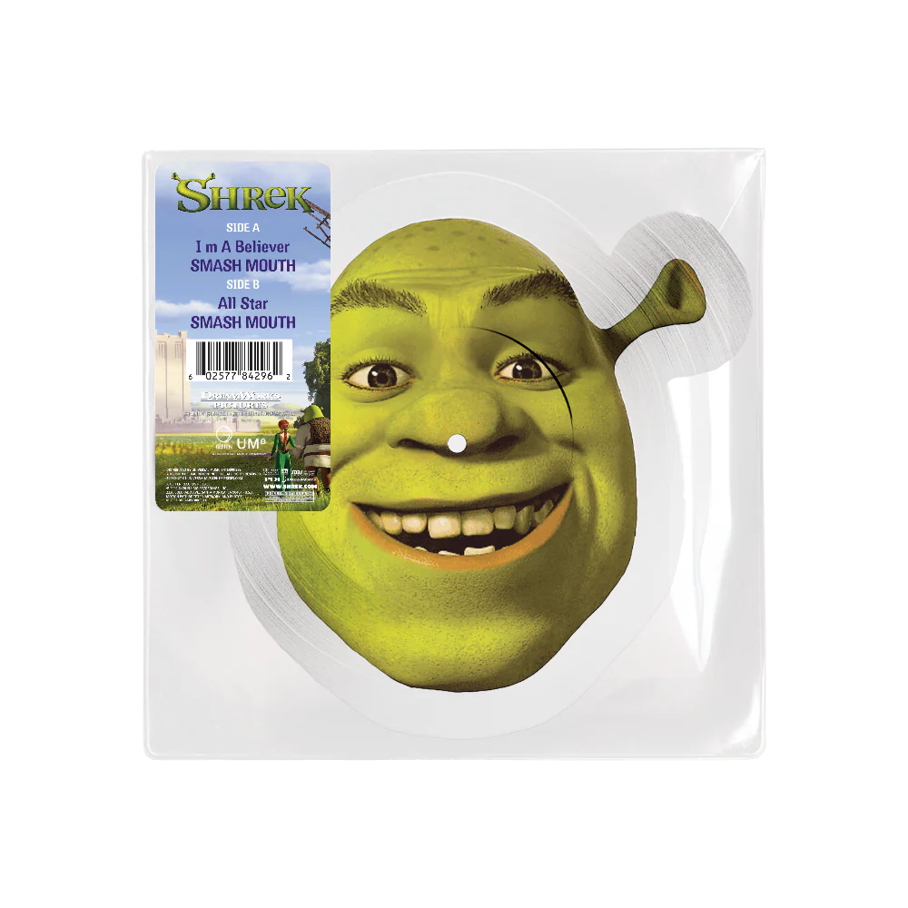 Smash Mouth – Shrek – I'm A Believer / All Star Die Cut LP