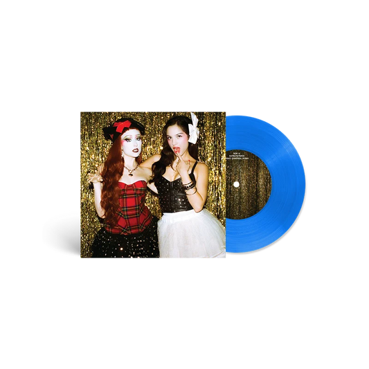 [PRE-ORDER] Olivia Rodrigo & Chappell Roan - expectations - 'LA behavior' translucent blue 7" vinyl