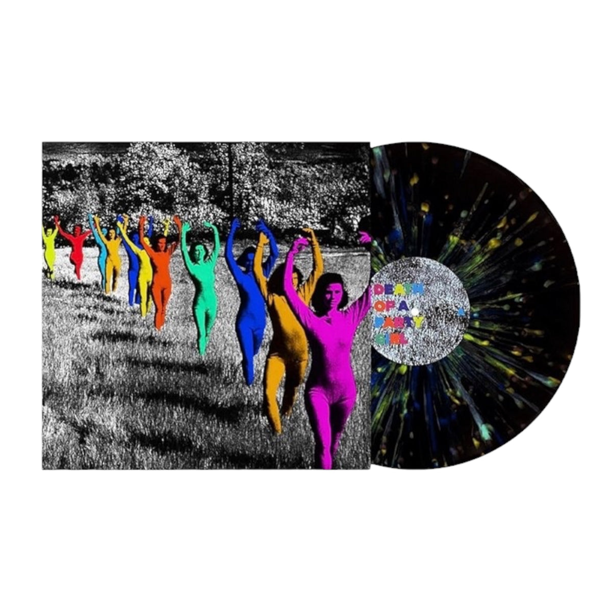 TV Girl - Death Of A Party Girl (Black with Multi Color Splatter) LP Vinyl