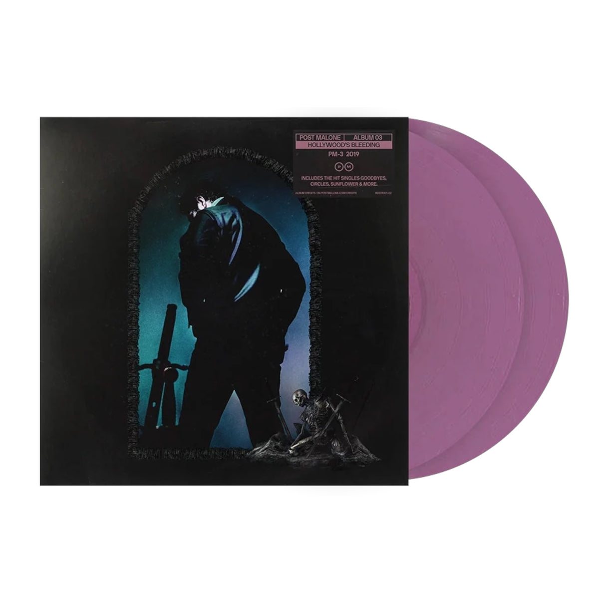 Post Malone - Hollywood’s Bleeding (Lavender) 2LP Vinyl Record