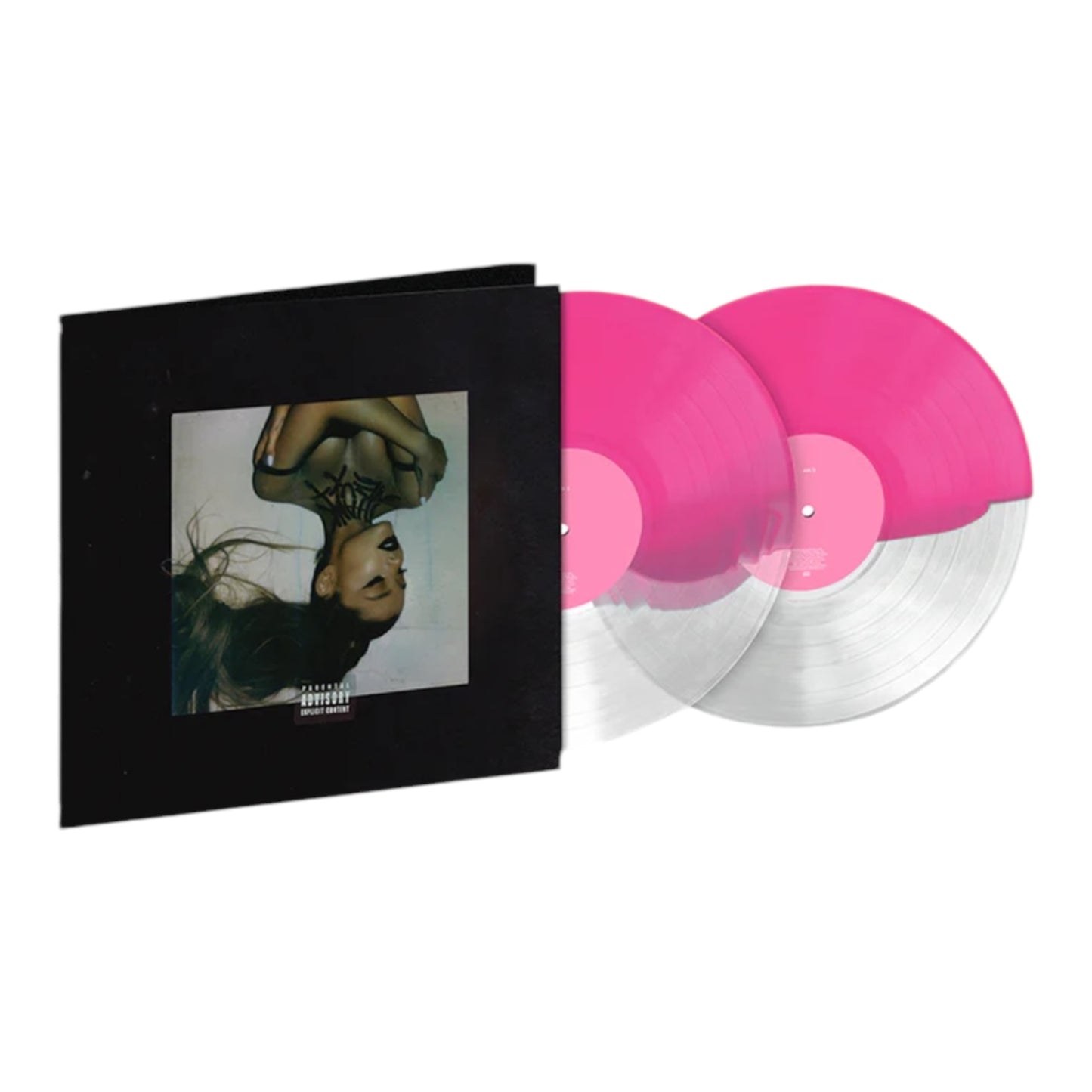 Ariana Grande - thank u, next (half clear/pink) 2LP Vinyl Record