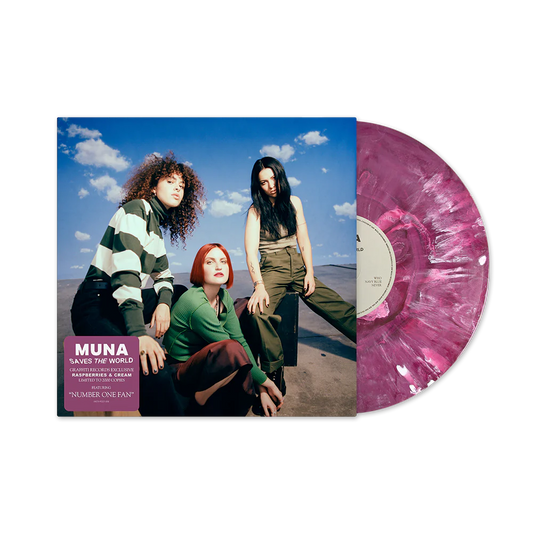 MUNA - Saves The World (Raspberries & Cream) LP Vinyl Record