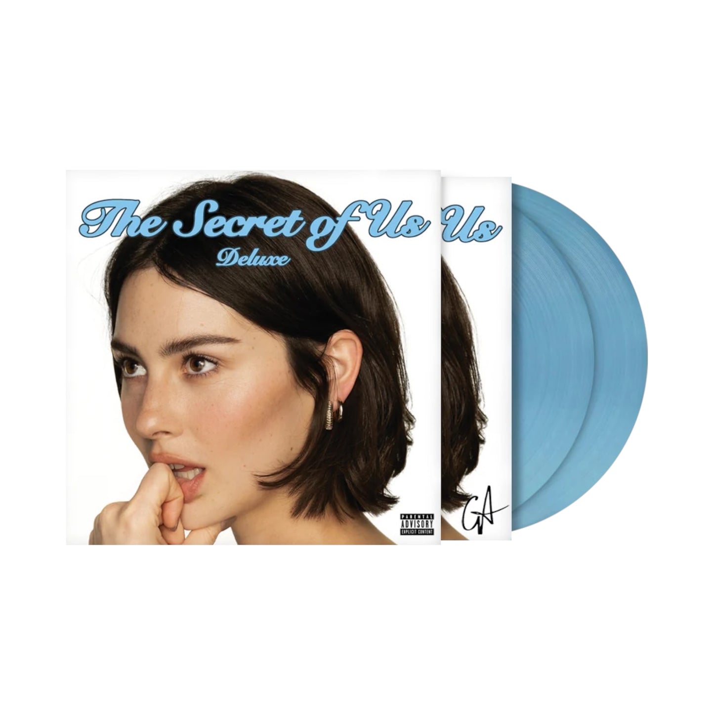 [SIGNED] Gracie Abrams - The Secret Of Us (Deluxe) 2LP (Transparent Blue) with Signed Insert