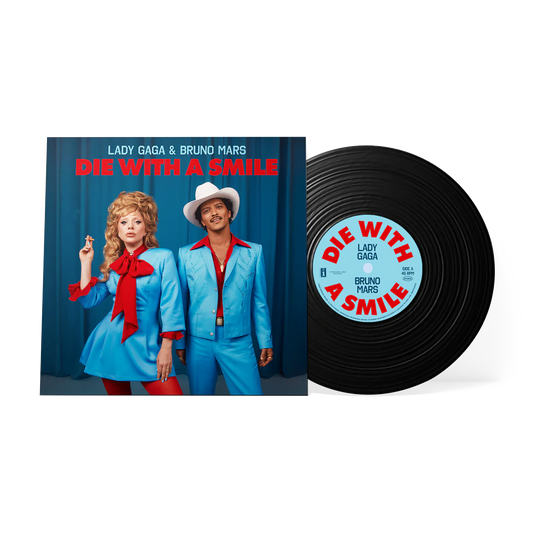 Lady Gaga & Bruno Mars - Die With A Smile 7” Vinyl LP Record