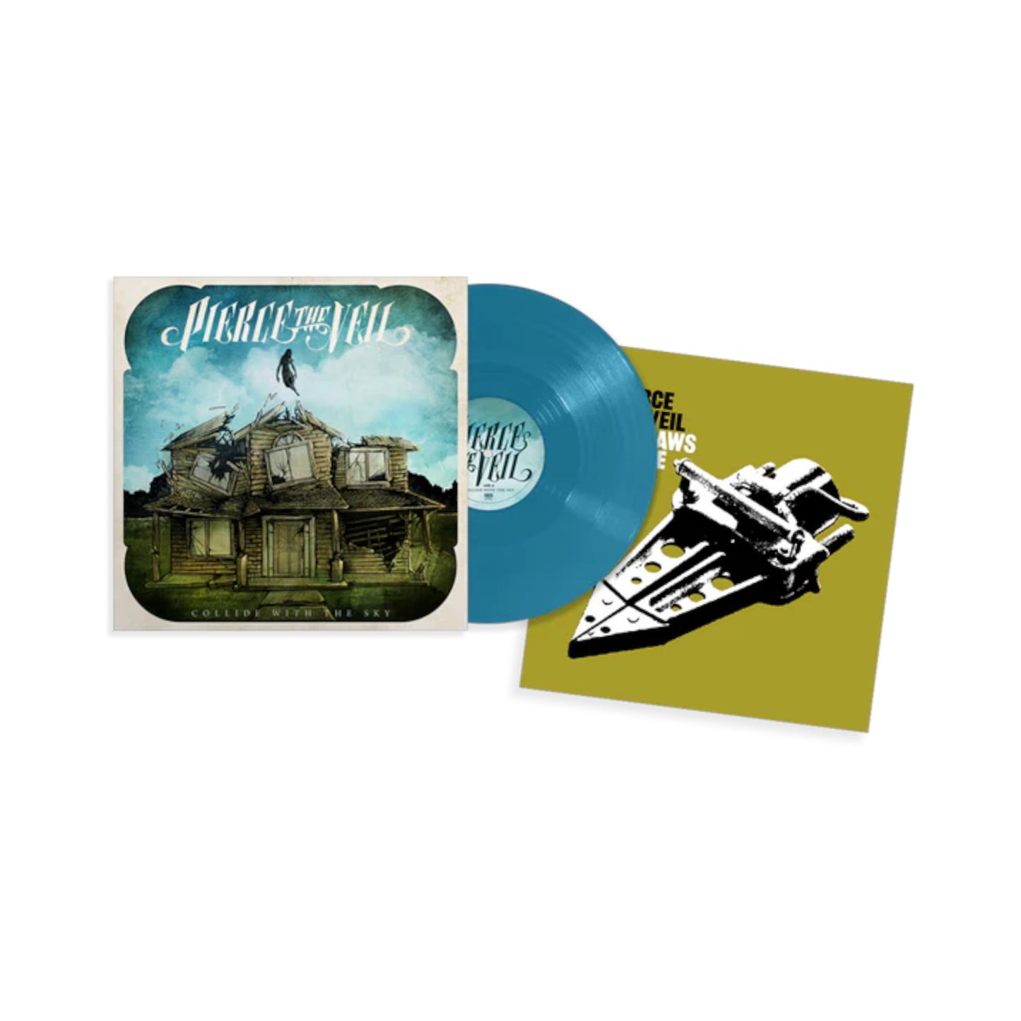 Pierce The Veil - Collide With The Sky (Navy Blue) LP Vinyl Record with Signed Insert