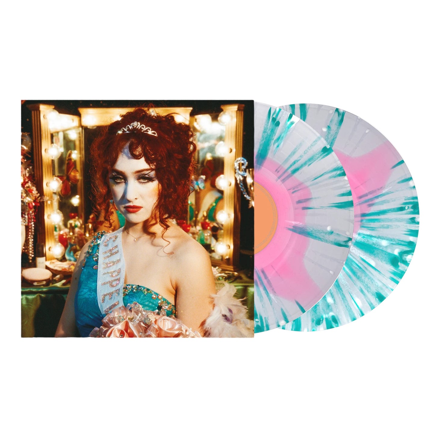 Chappell Roan - The Rise and Fall of a Midwest Princess (Pink, White, Teal) LP Vinyl Record