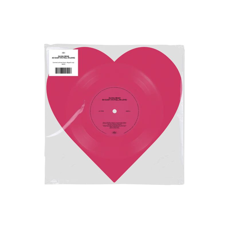 Olivia Dean - So Easy (To Fall In Love)/I've Seen It Heart Shaped 10" LP