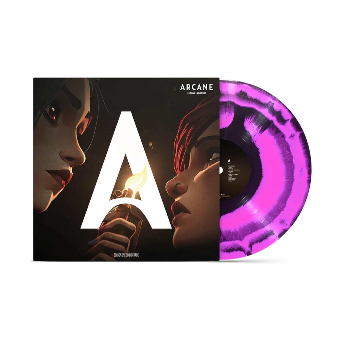 ARCANE - Season 1 Soundtrack (Black & Pink Splatter) LP Vinyl Record