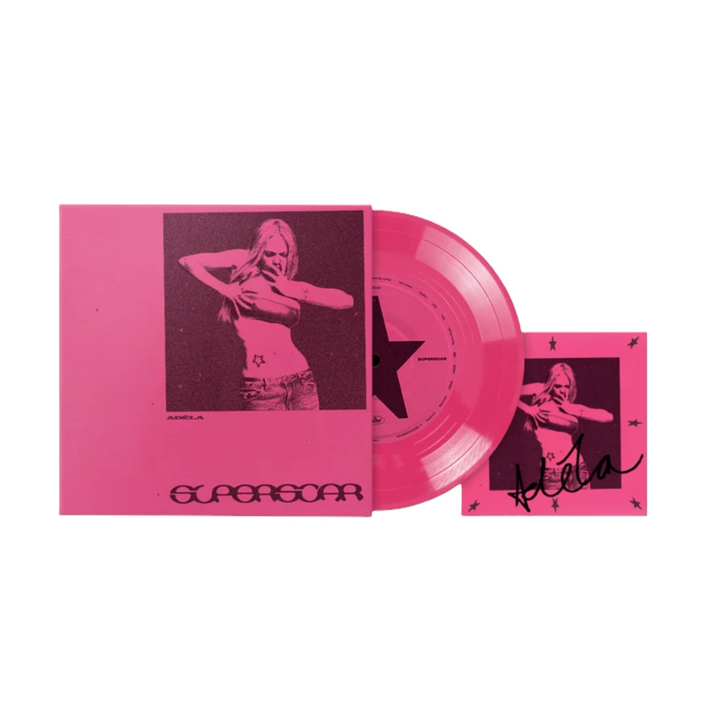 Adela - Superscar 7" with Signed Insert