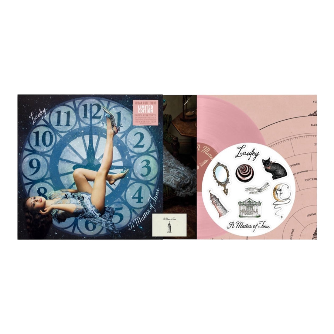 Laufey - A Matter Of Time (Poppy Pink) LP Vinyl Record – Tiger Vault ...